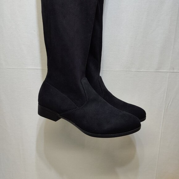No Boundaries Over-The-Knee Boots Size 7 True To Size Suede-like Material NWT - Picture 5 of 14
